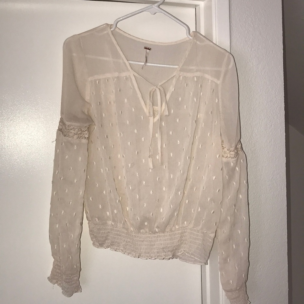 Free People Sheer Top